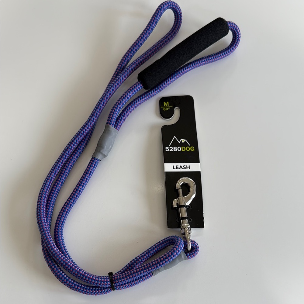 5280Dog Purple Leash Medium NEW